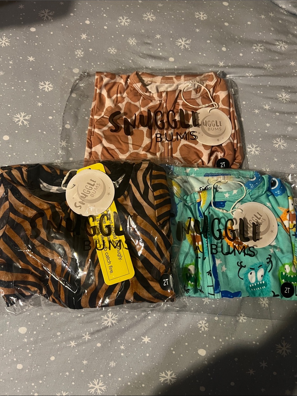 Snuggle Bums 3 bamboo Zippy bundle
